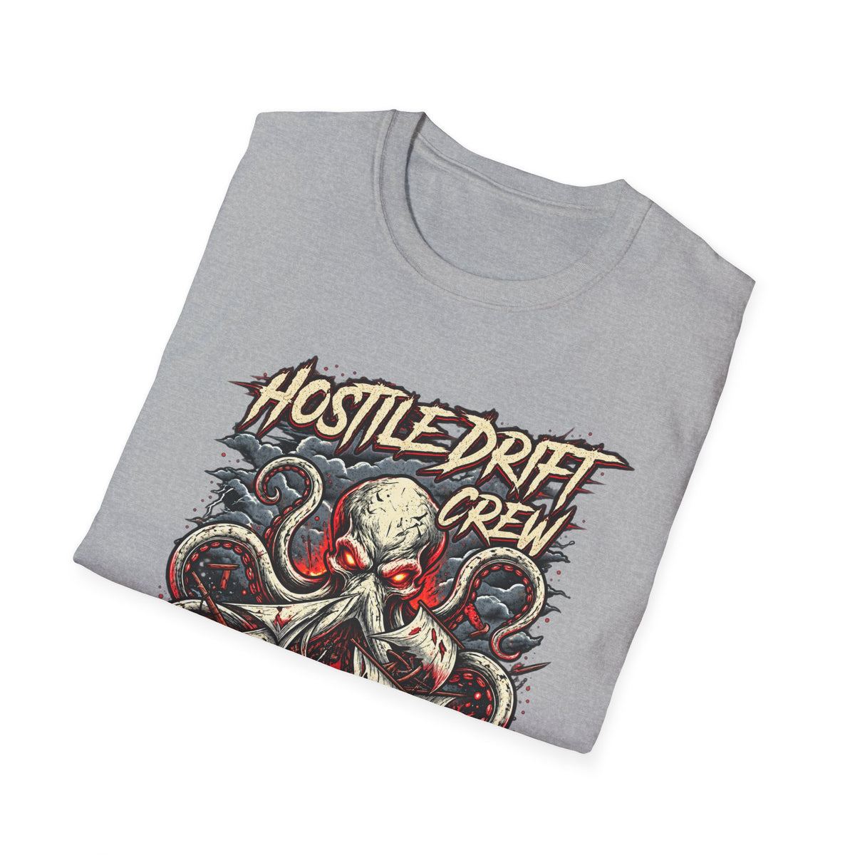 T-shirt Hostile Kraken Front Only