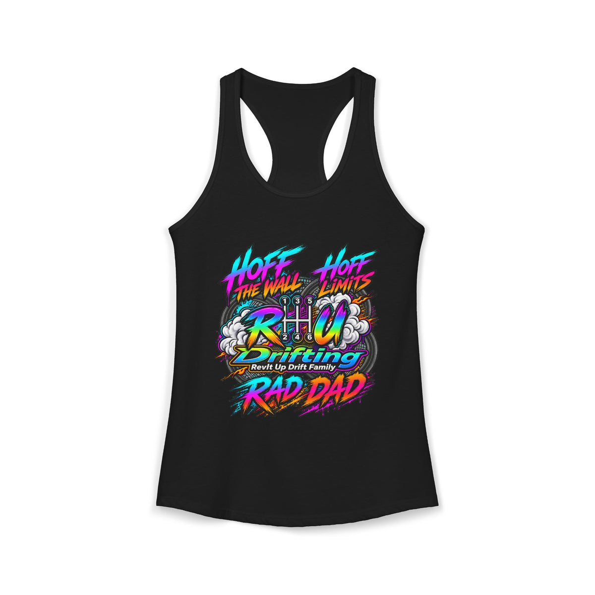 Women's Ideal Racerback Tank RU Drifting all names