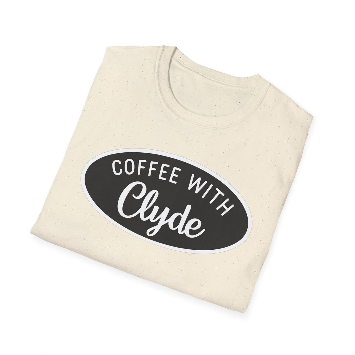 T-shirt Coffee with Clyde Front Only
