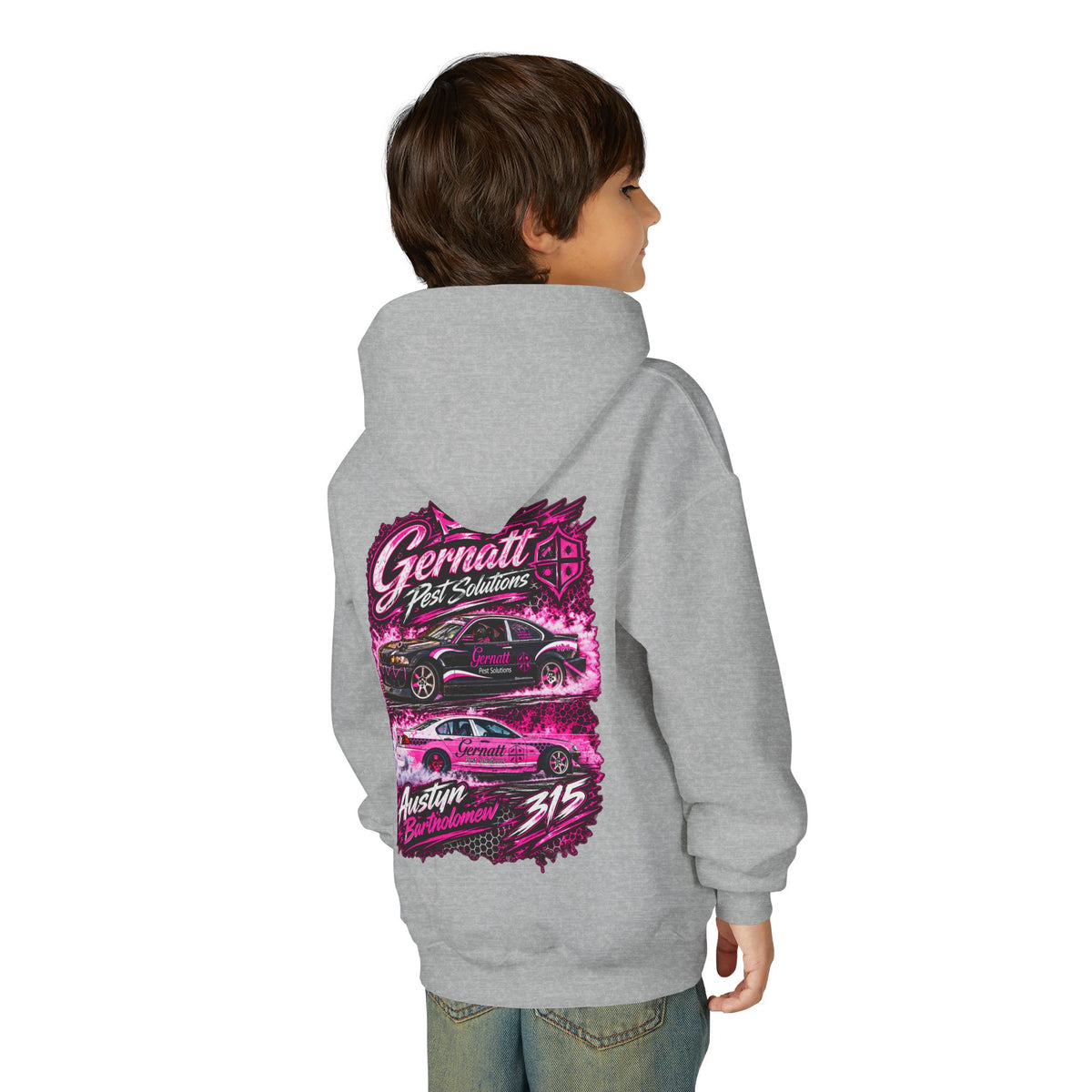 Youth Hoodie – Austyn Bartholomew Gernatt Front & Back