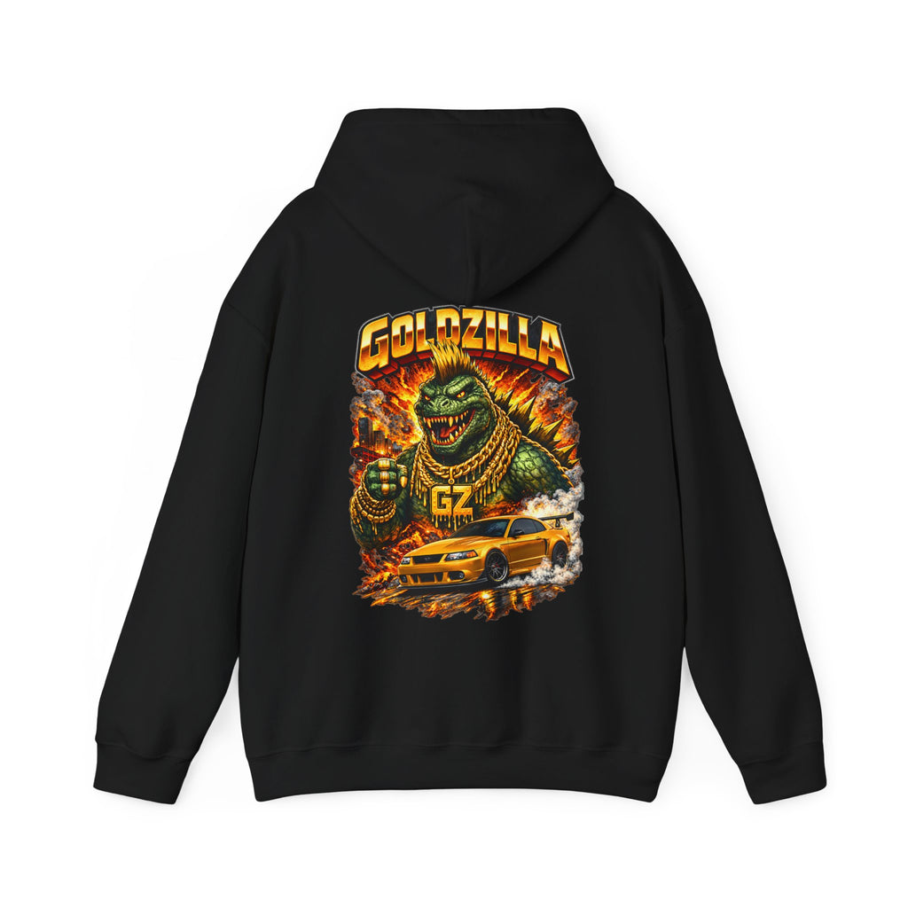 Hooded Sweatshirt Vanstrom GoldZilla Front & Back