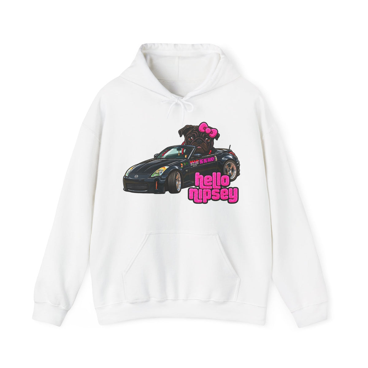 Big Big Randy Hello Nipsey Hoodie Front Only