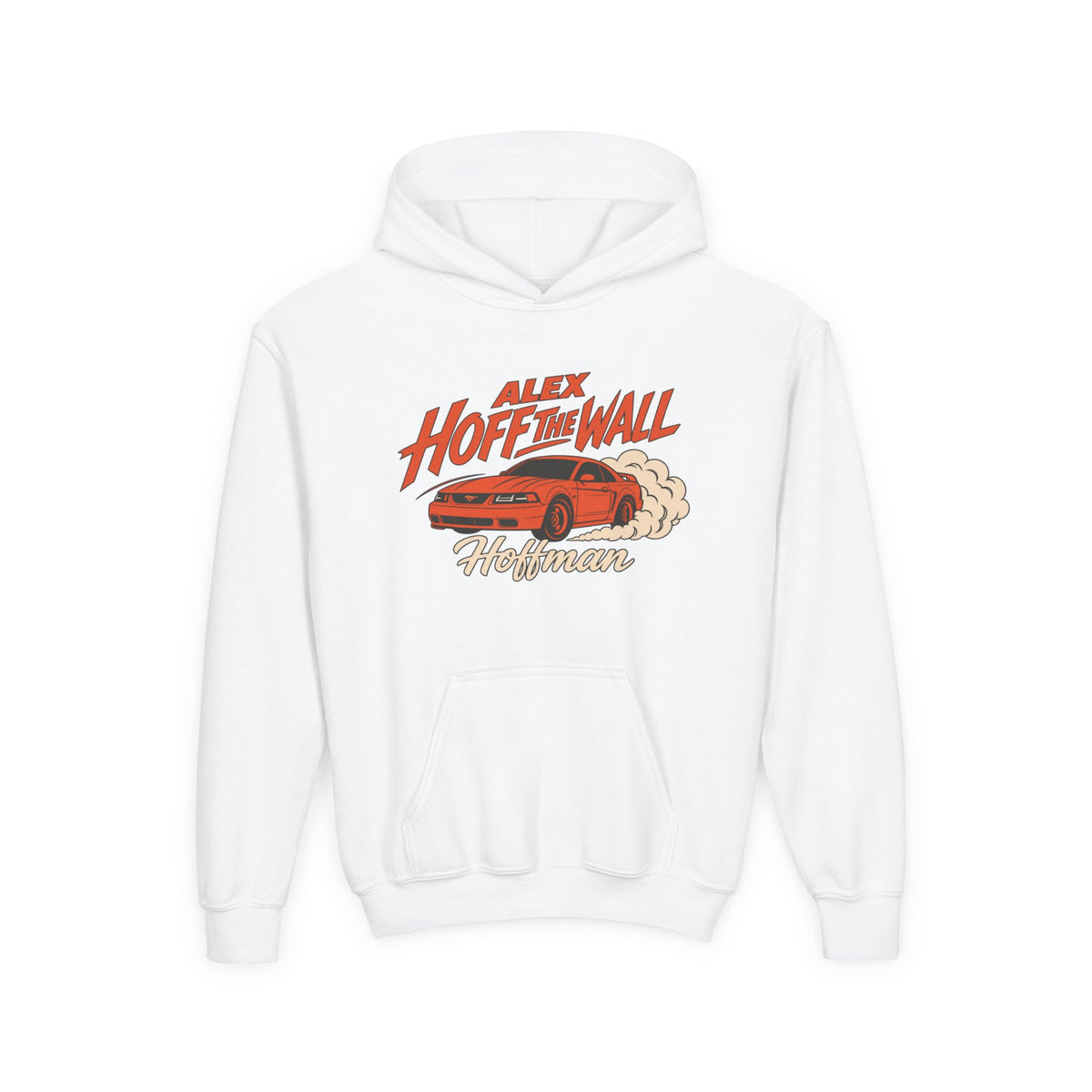 Youth Hoodie – 'Alex Hoff The Wall' Retro