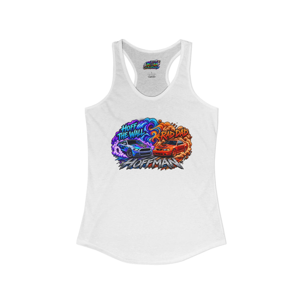 Women's Ideal Racerback Tank-Adam & Alex Smoke