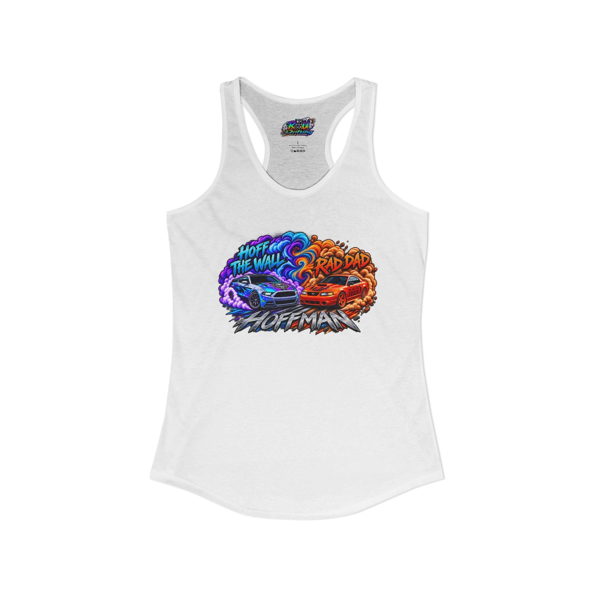 Women's Ideal Racerback Tank-Adam & Alex Smoke