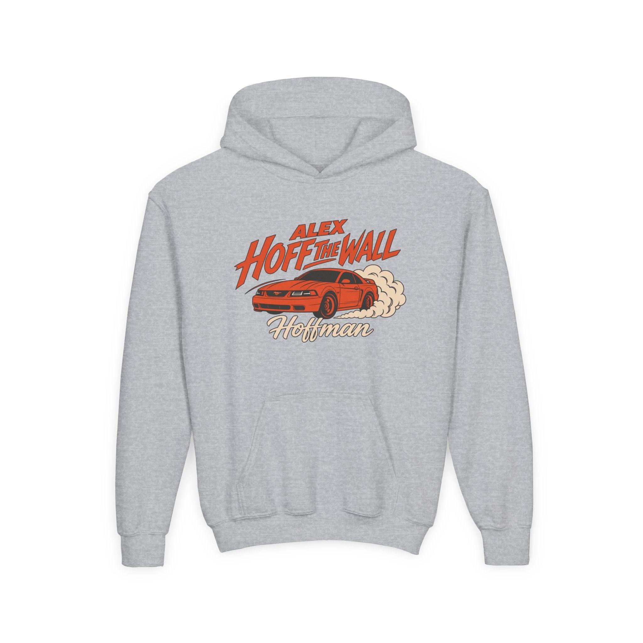 Youth Hoodie – 'Alex Hoff The Wall' Retro