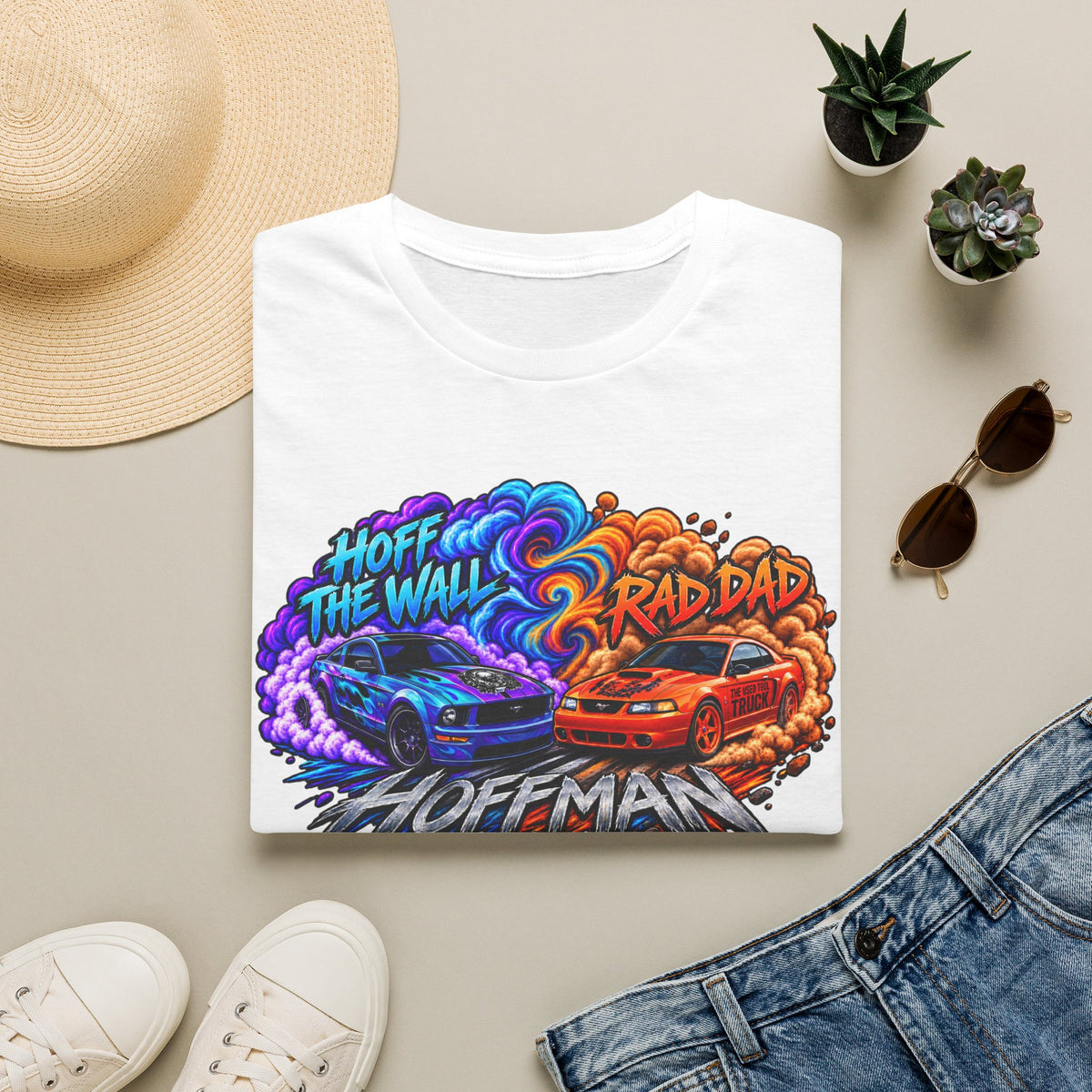 Adam & Alex Smoke Tee — Front Print