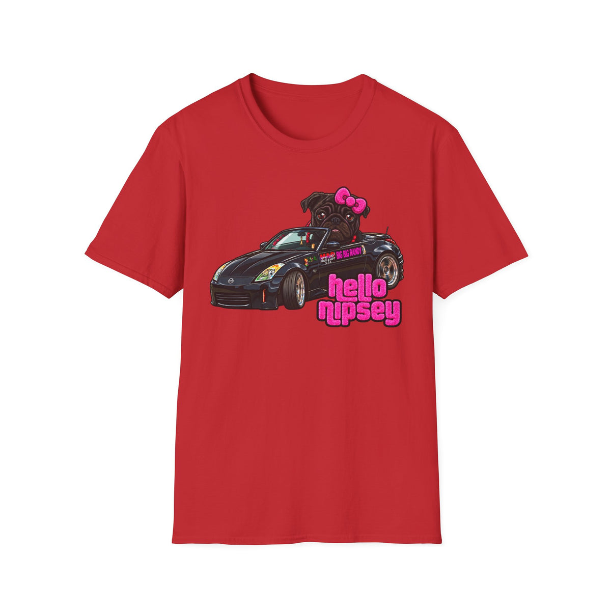 T-shirt Big Big Randy Hello Nipsey Front Only