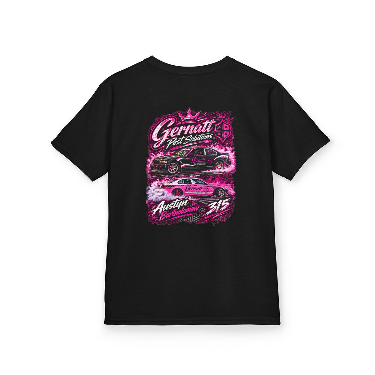 Kids Tee — Austyn Bartholomew Gernatt Front and Back