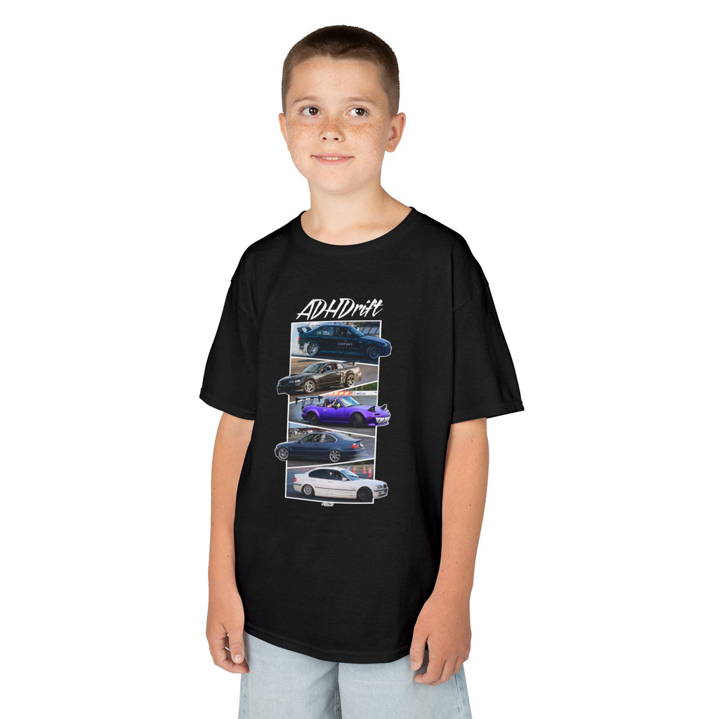 Kids Tee — ADHDrift Cars Front Only