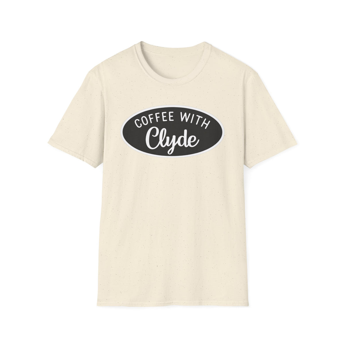 T-shirt Coffee with Clyde Front Only