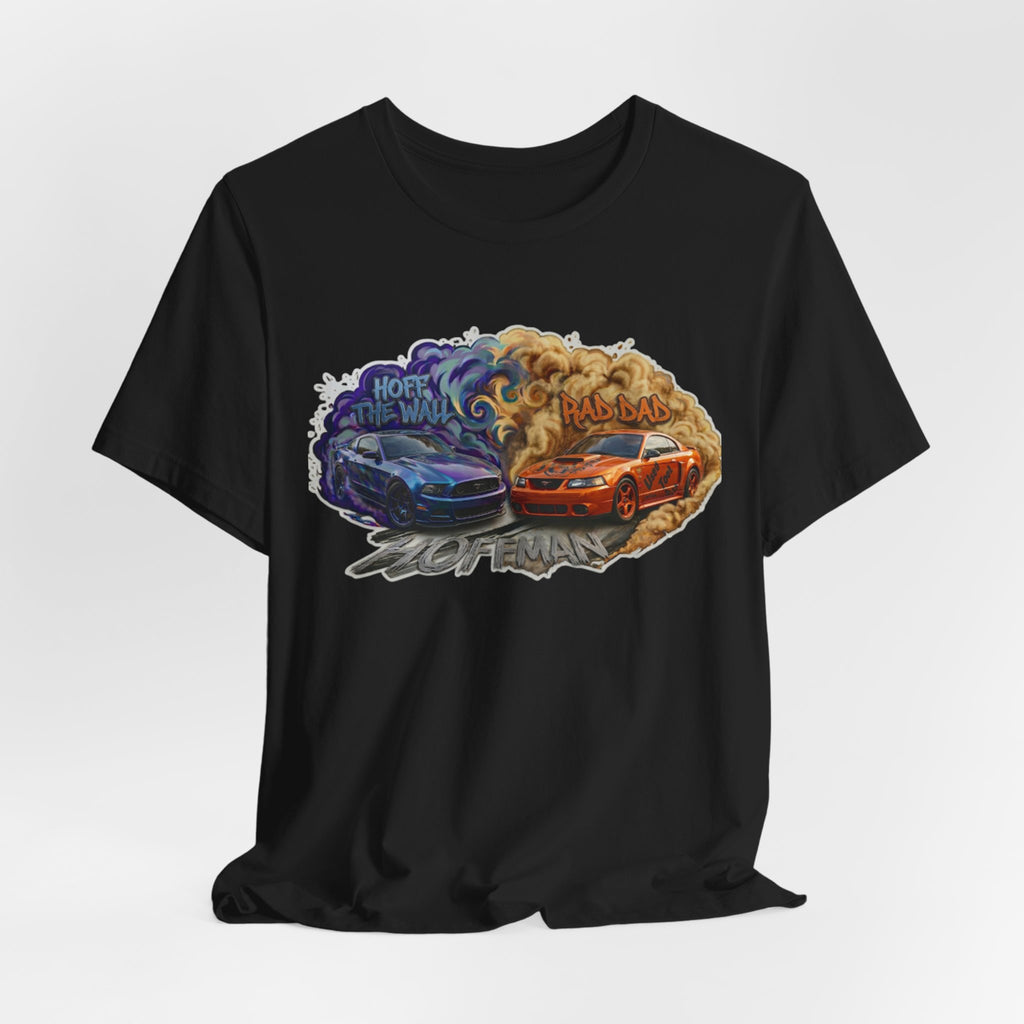 Racing Clash Tee — Night vs Day Muscle Car Graphic Shirt