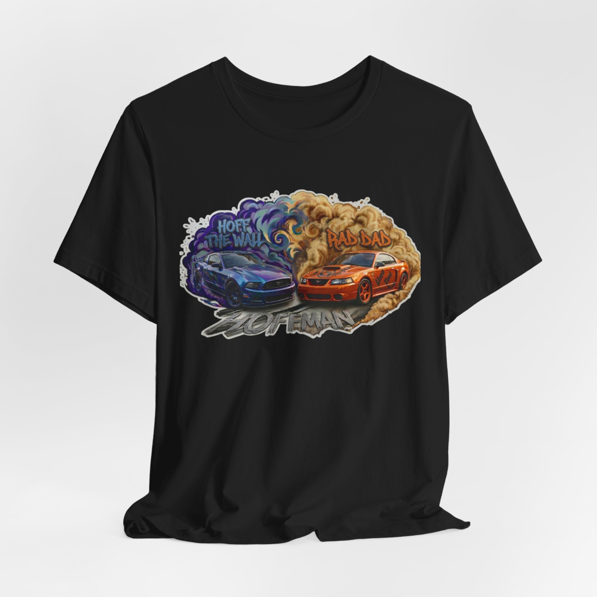 Racing Clash Tee — Night vs Day Muscle Car Graphic Shirt