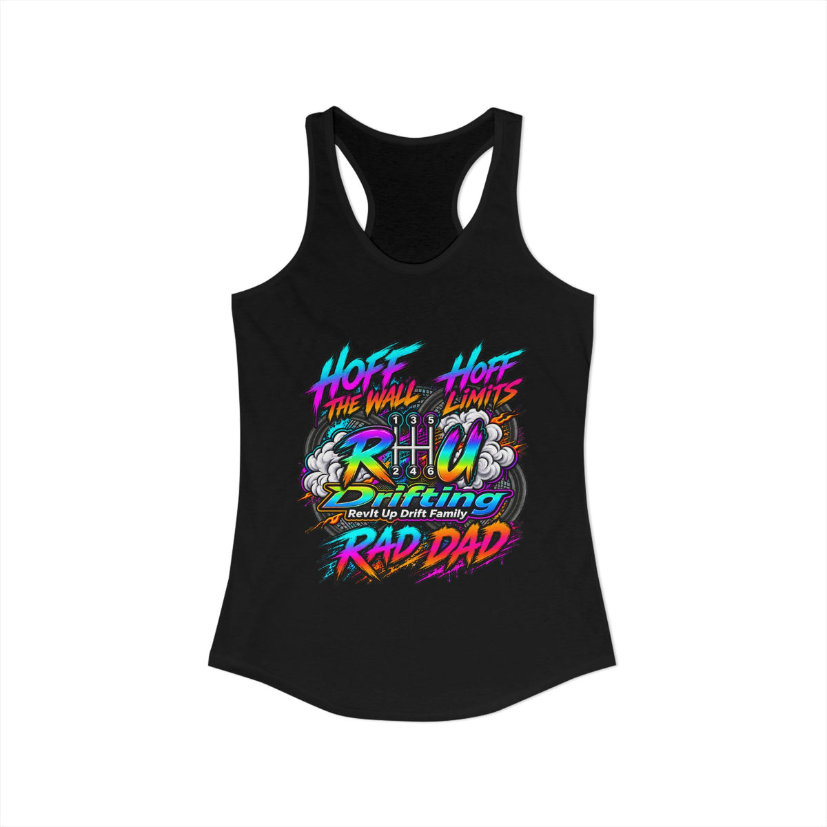 Women's Ideal Racerback Tank RU Drifting all names
