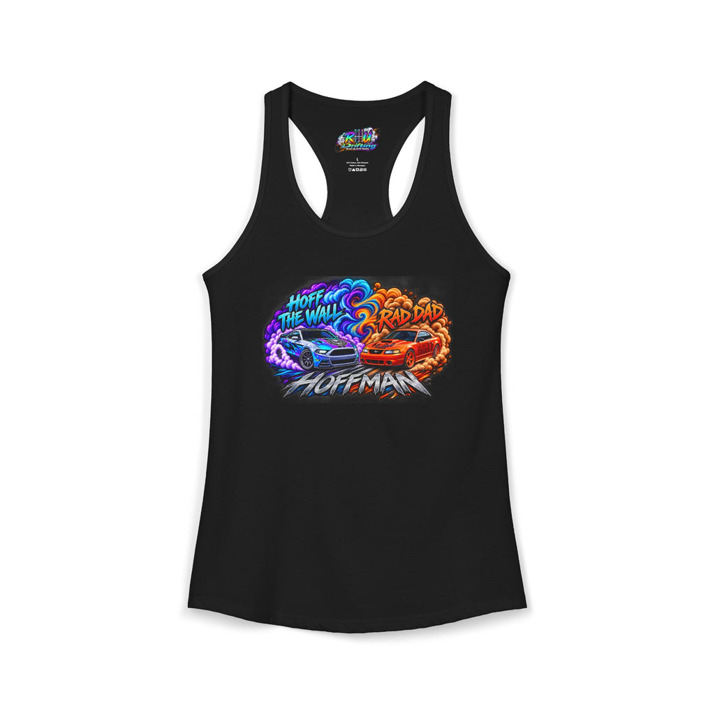 Women's Ideal Racerback Tank-Adam & Alex Smoke