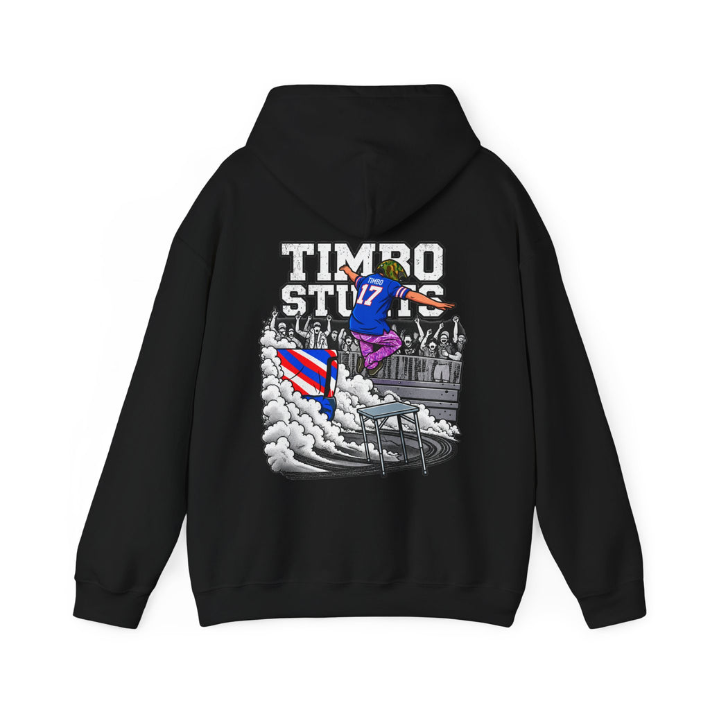 Hooded Sweatshirt TimboStunts Table Jump Front & Back