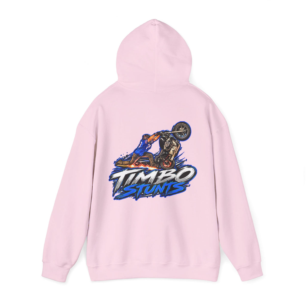 Hooded Sweatshirt TimboStunts Knee Scrape Front & Back