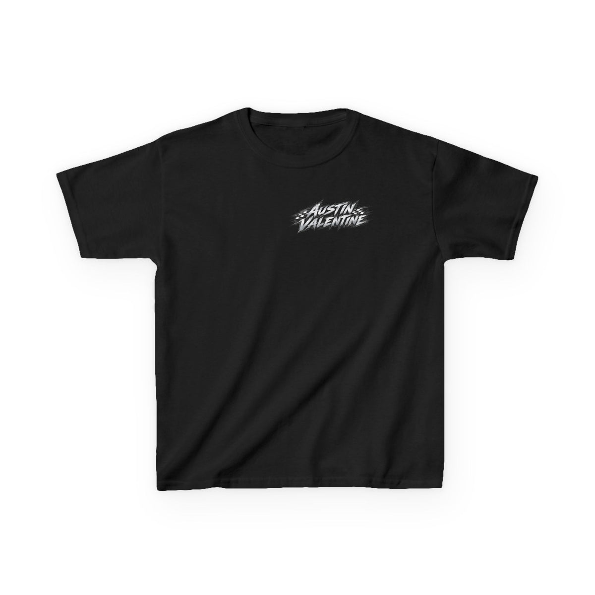 Kids Tee — Austin Valentine Front and Back