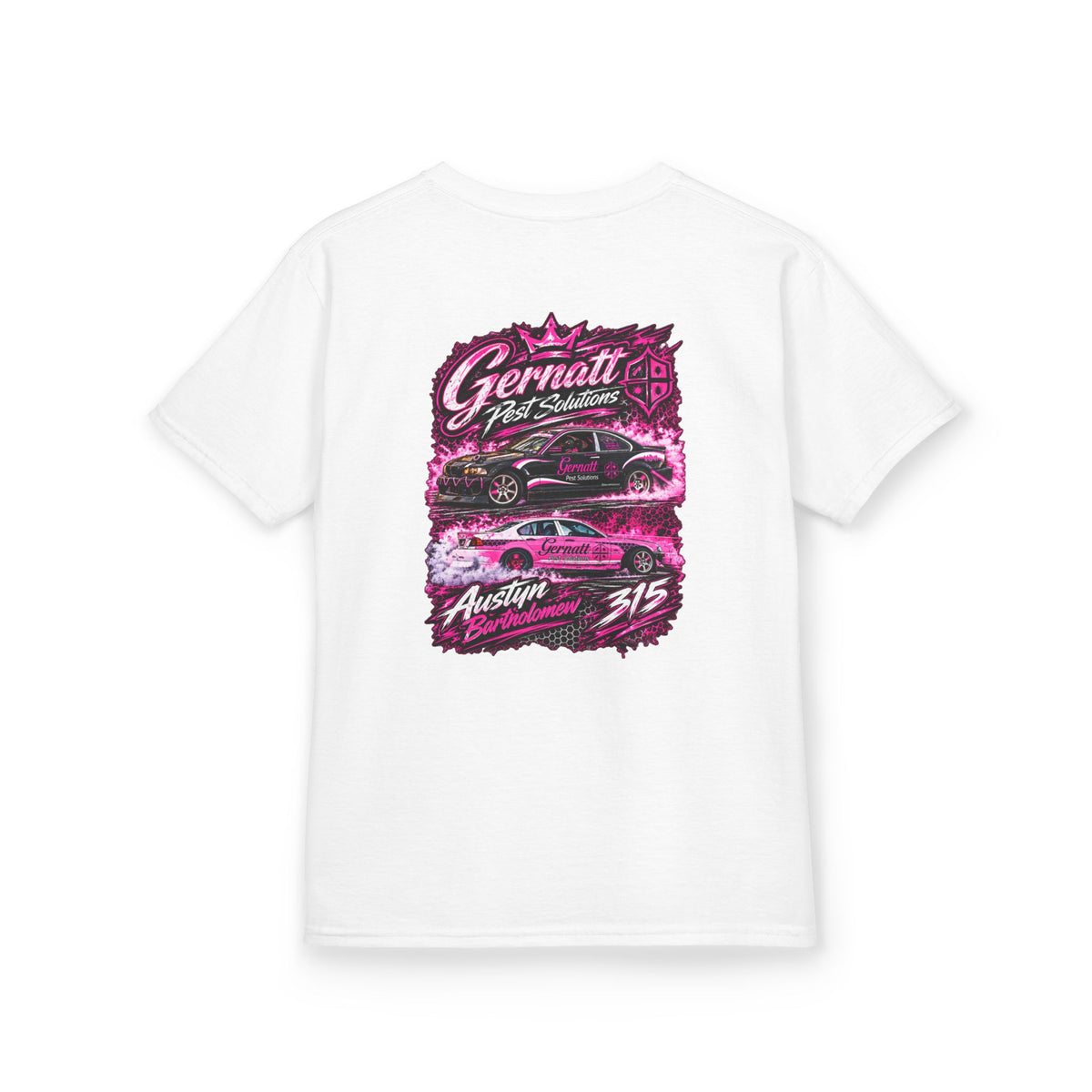 Kids Tee — Austyn Bartholomew Gernatt Front and Back