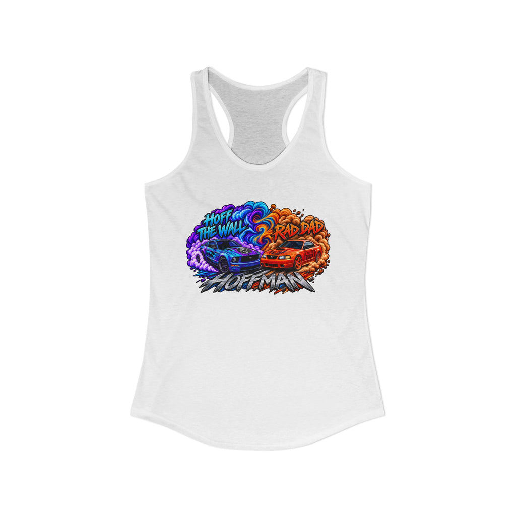 Women's Ideal Racerback Tank-Adam & Alex Smoke