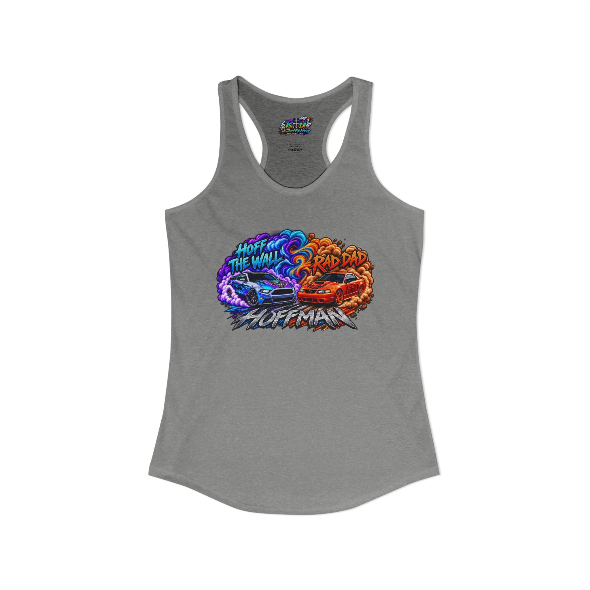 Women's Ideal Racerback Tank-Adam & Alex Smoke