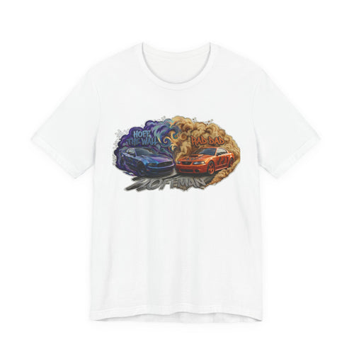 Racing Clash Tee — Night vs Day Muscle Car Graphic Shirt