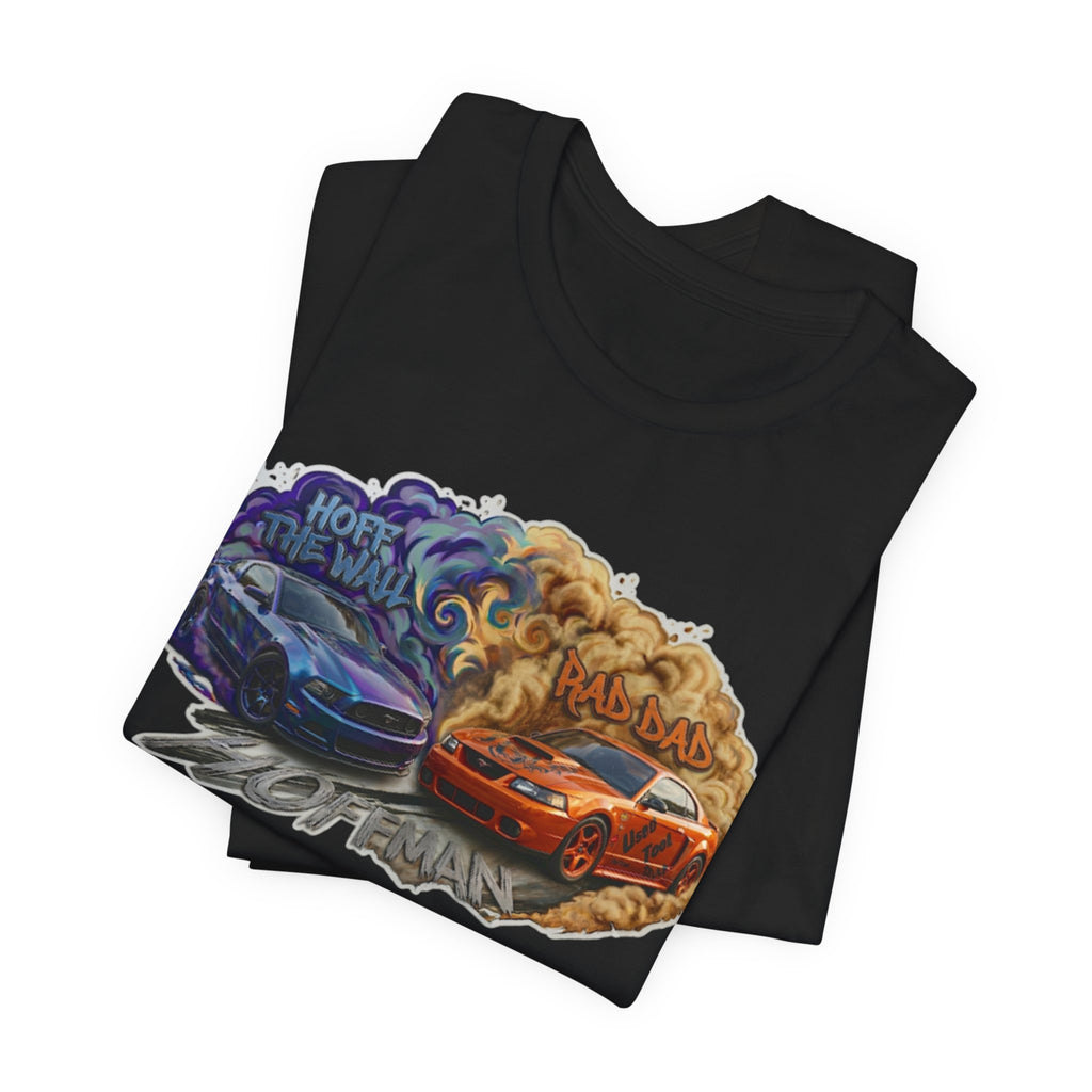 Racing Clash Tee — Night vs Day Muscle Car Graphic Shirt
