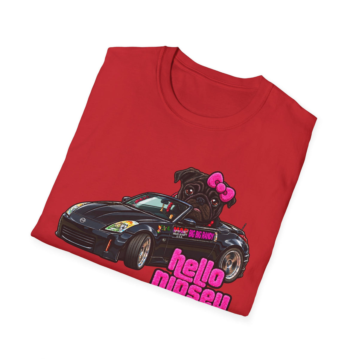 T-shirt Big Big Randy Hello Nipsey Front Only