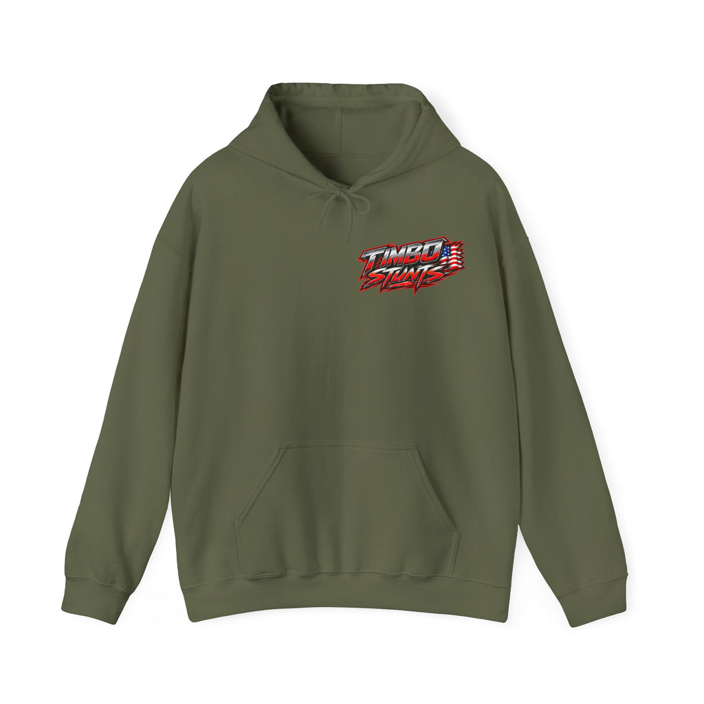 Hooded Sweatshirt TimboStunts Podium Front & Back