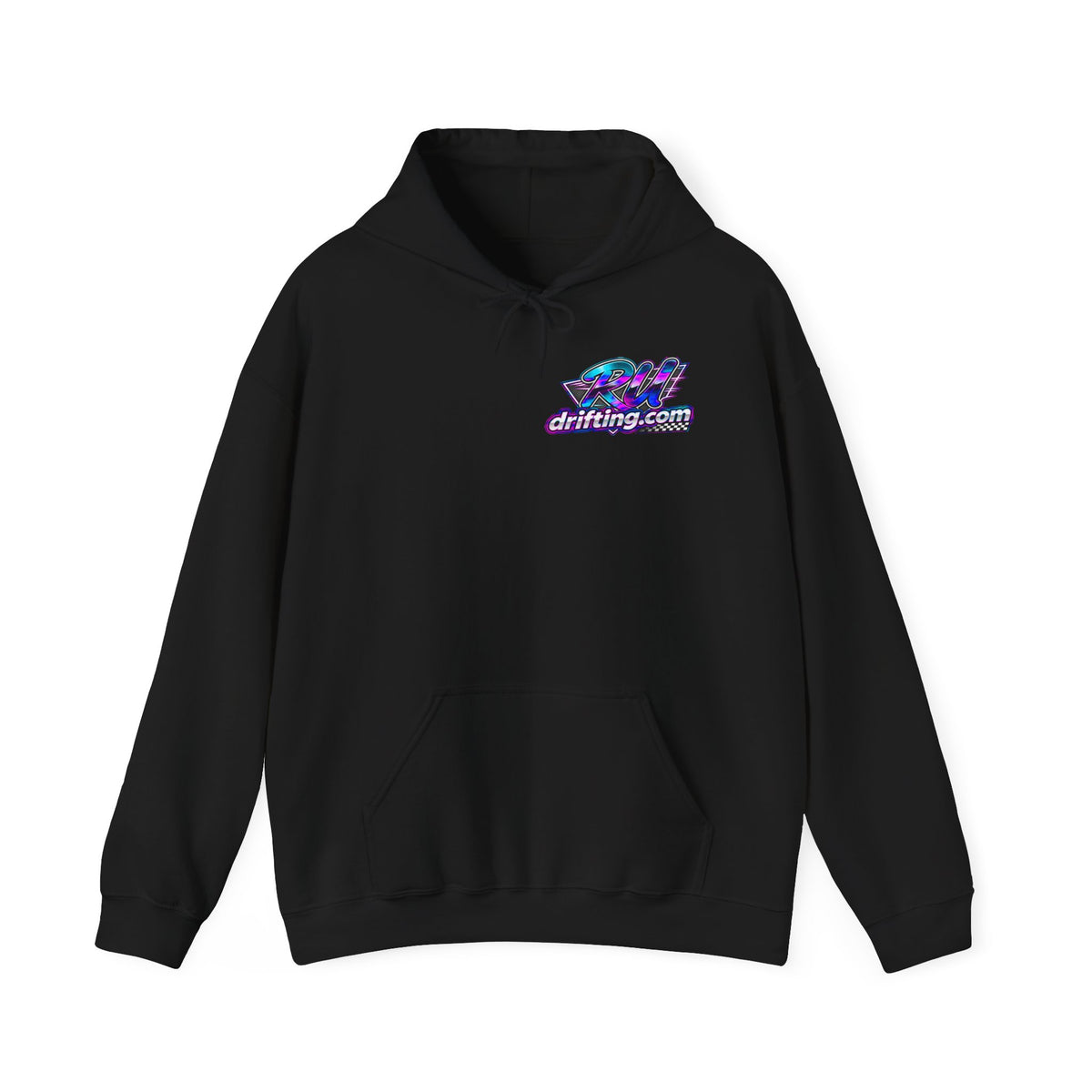 Heavy Blend™ Hooded Sweatshirt Alex Hoff the Wall Gas Station Front & Back