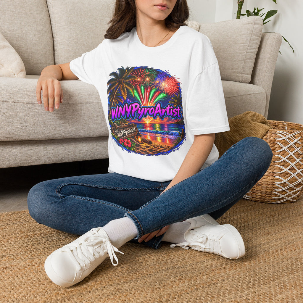 Unisex Softstyle T-Shirt WNYPyroArtist PyroPaul water