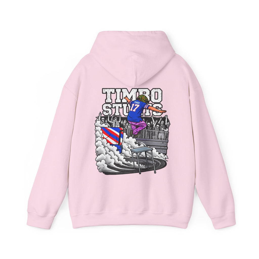 Hooded Sweatshirt TimboStunts Table Jump Front & Back