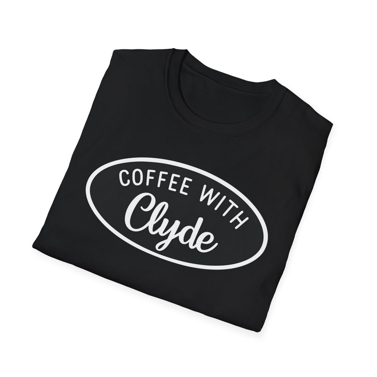 T-shirt Coffee with Clyde Front Only