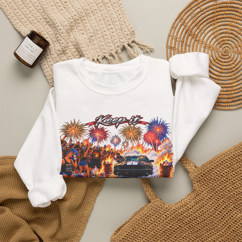 Unisex Heavy Blend Crewneck Sweatshirt Scotty Slides