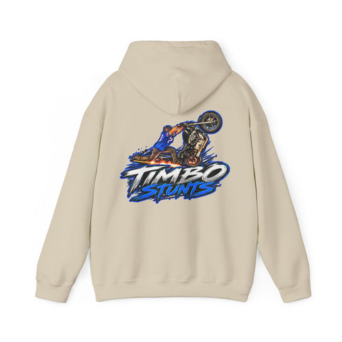 Hooded Sweatshirt TimboStunts Knee Scrape Front & Back
