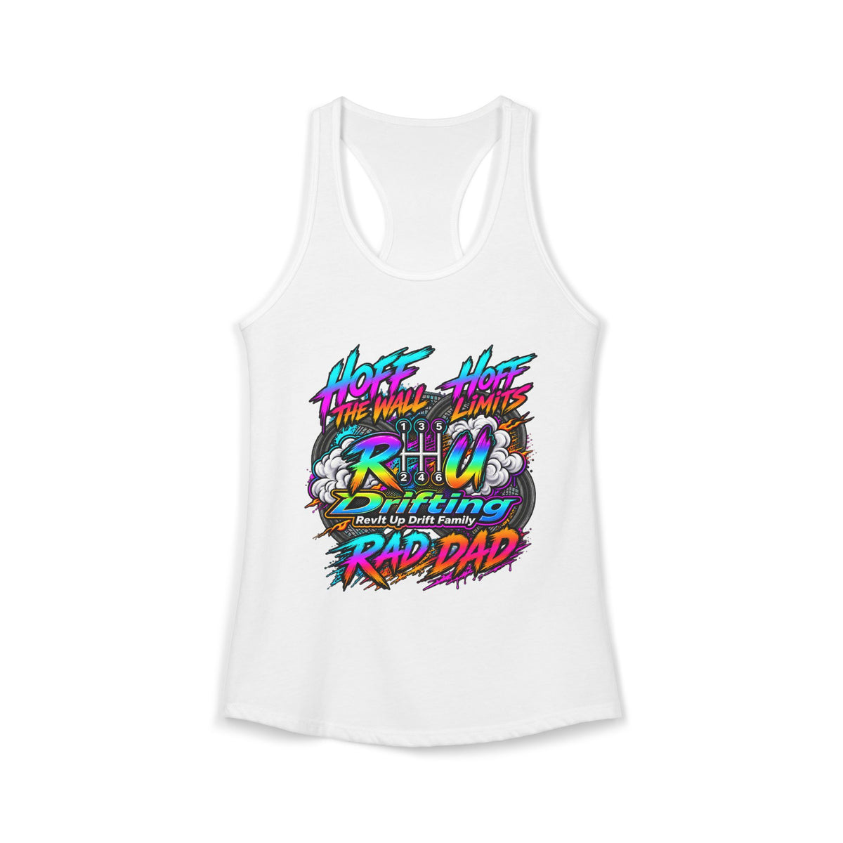 Women's Ideal Racerback Tank RU Drifting all names
