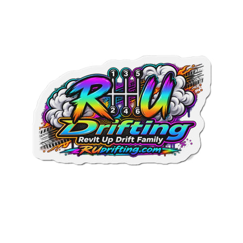 Drifting Crew Die-Cut Magnet — RUDrifting.com