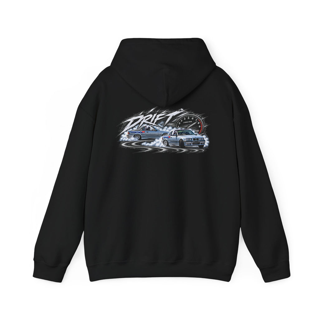 Unisex Heavy Blend™ Hooded Sweatshirt Austin Valentine Drift Front & Back
