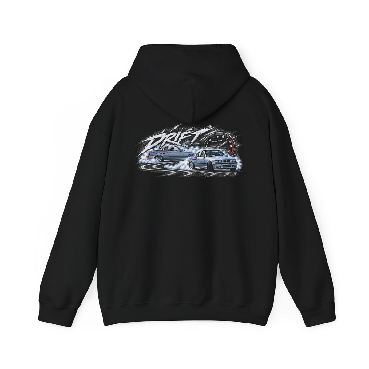 Unisex Heavy Blend™ Hooded Sweatshirt Austin Valentine Drift Front & Back