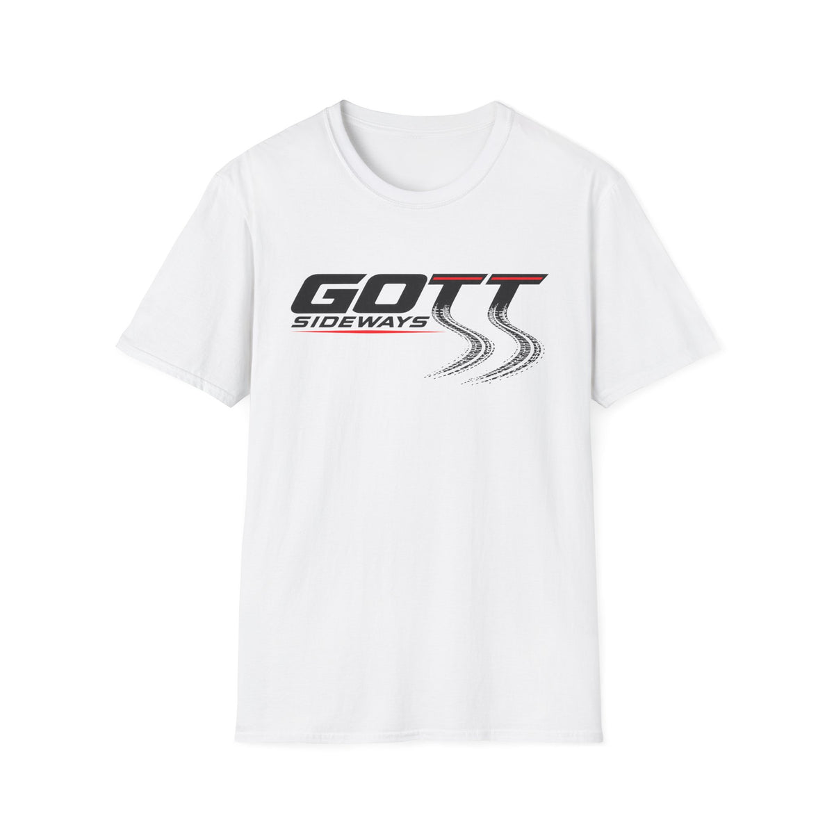 T-shirt Gott Sideways Burnout Logo Front Only White