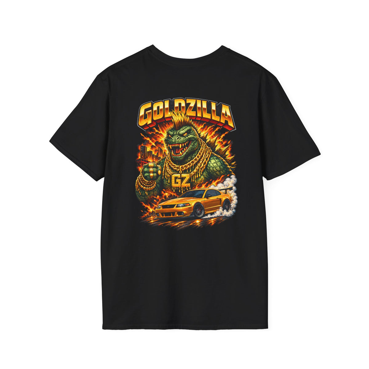 T-shirt Vanstrom GoldZilla Front & Back
