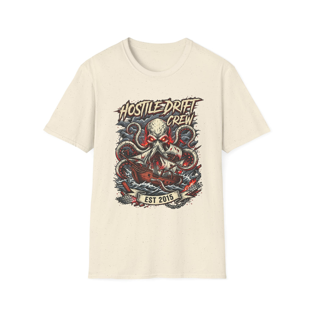 T-shirt Hostile Kraken Front Only