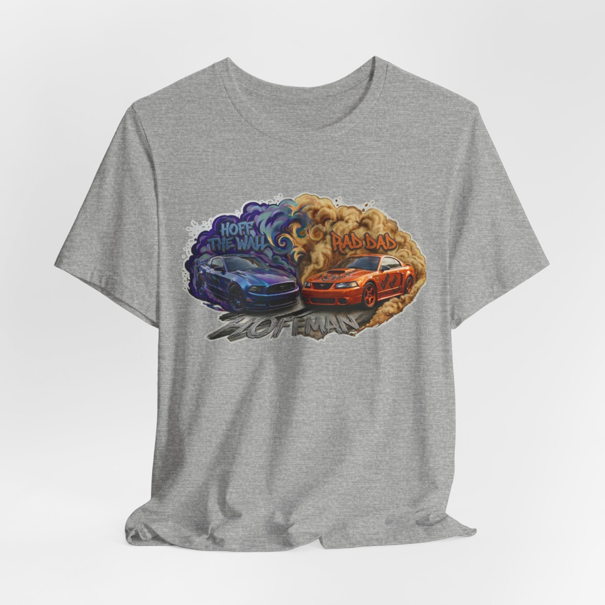 Racing Clash Tee — Night vs Day Muscle Car Graphic Shirt