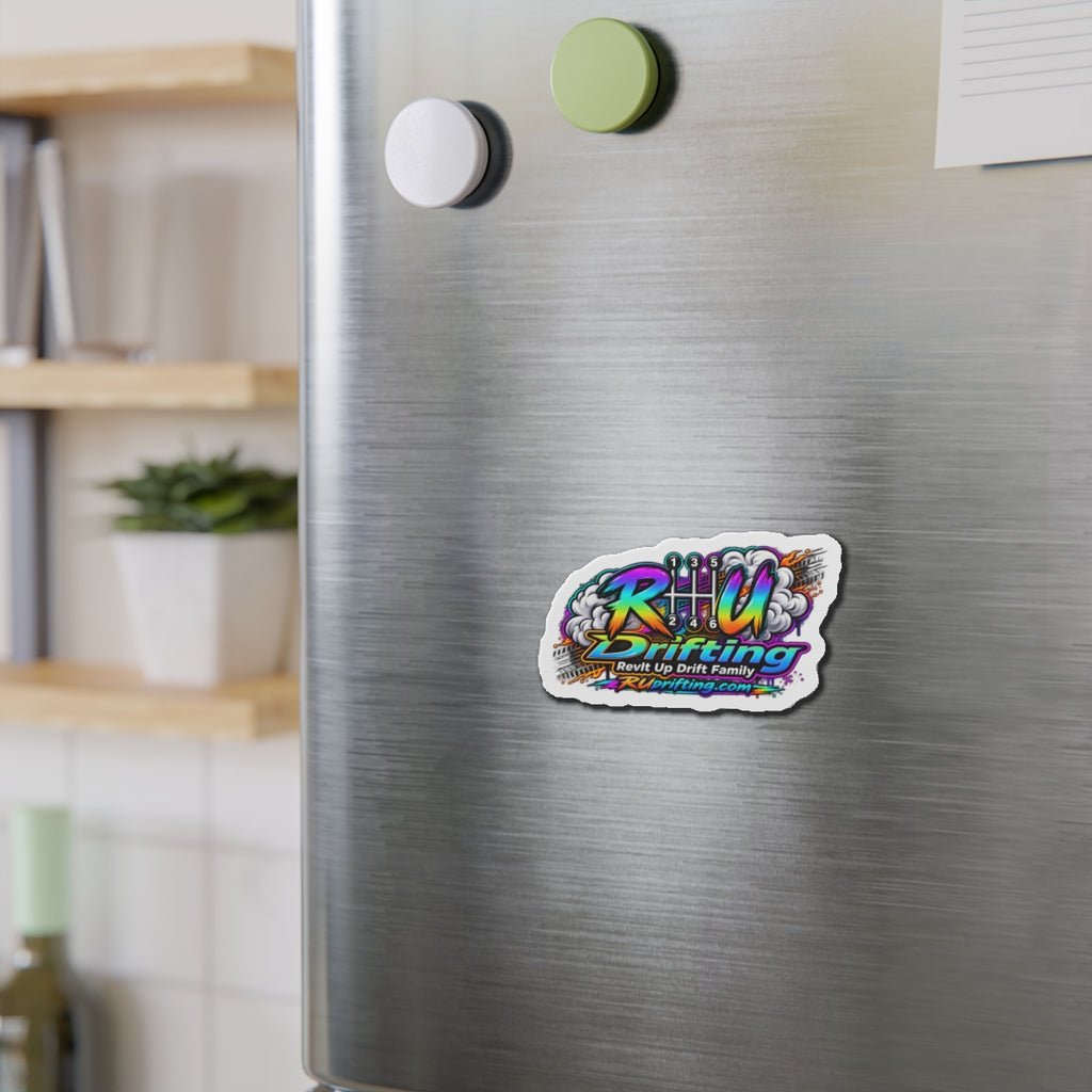 Drifting Crew Die-Cut Magnet — RUDrifting.com