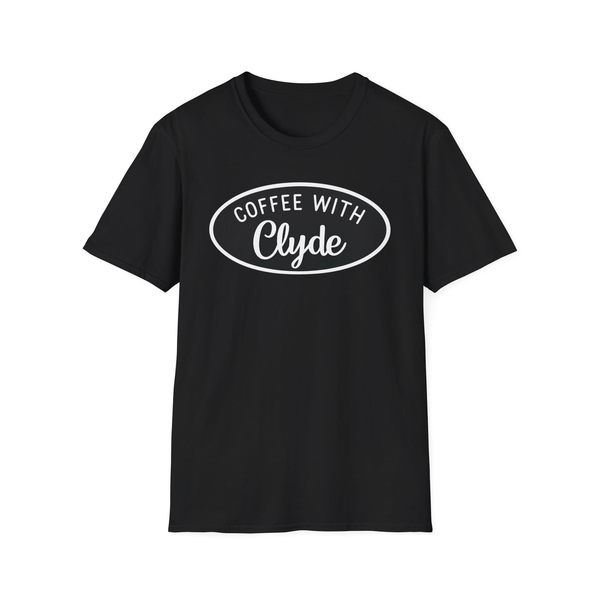 T-shirt Coffee with Clyde Front Only