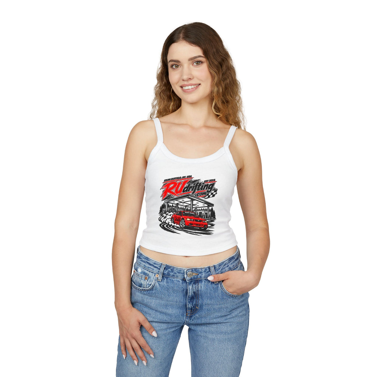 Women's Spaghetti Strap Tank Top Amara Hoff Limits