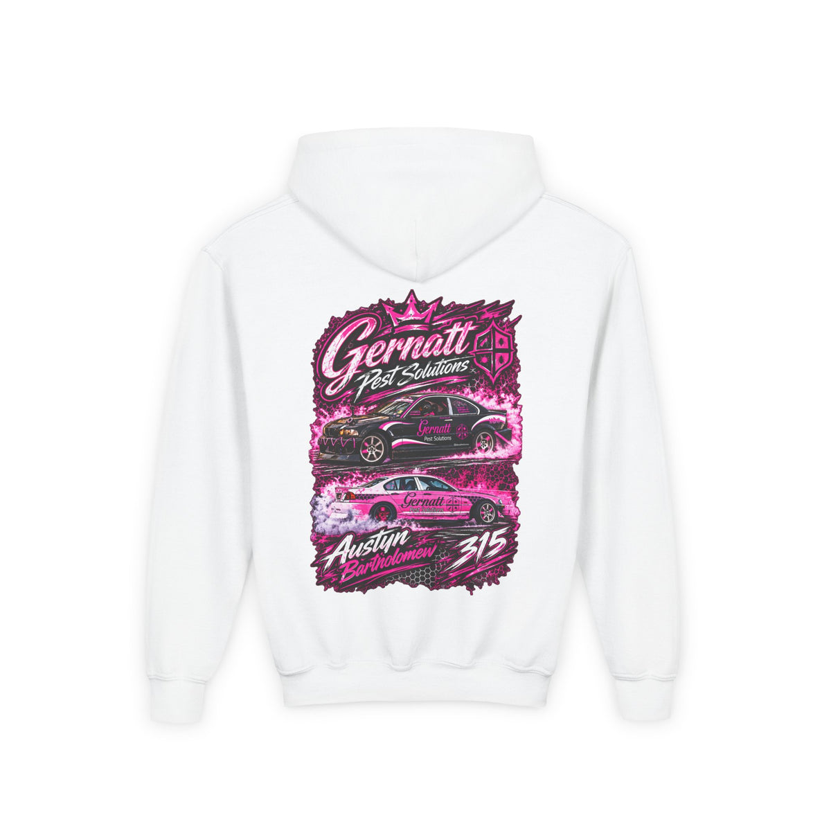 Youth Hoodie – Austyn Bartholomew Gernatt Front & Back