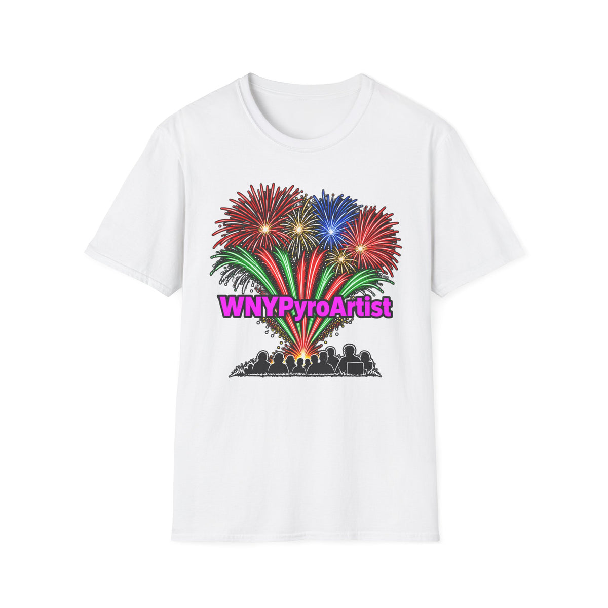 Unisex Softstyle T-Shirt WNYPyroArtist PyroPaul