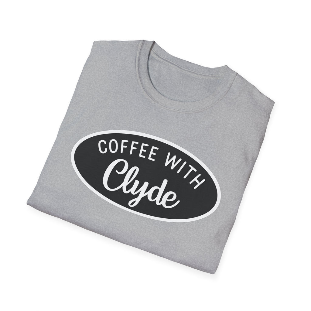 T-shirt Coffee with Clyde Front Only