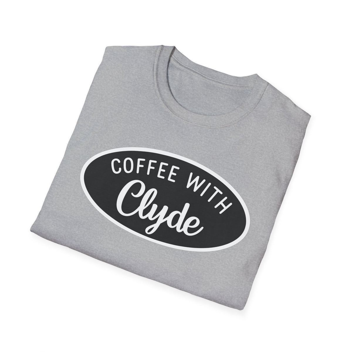 T-shirt Coffee with Clyde Front Only